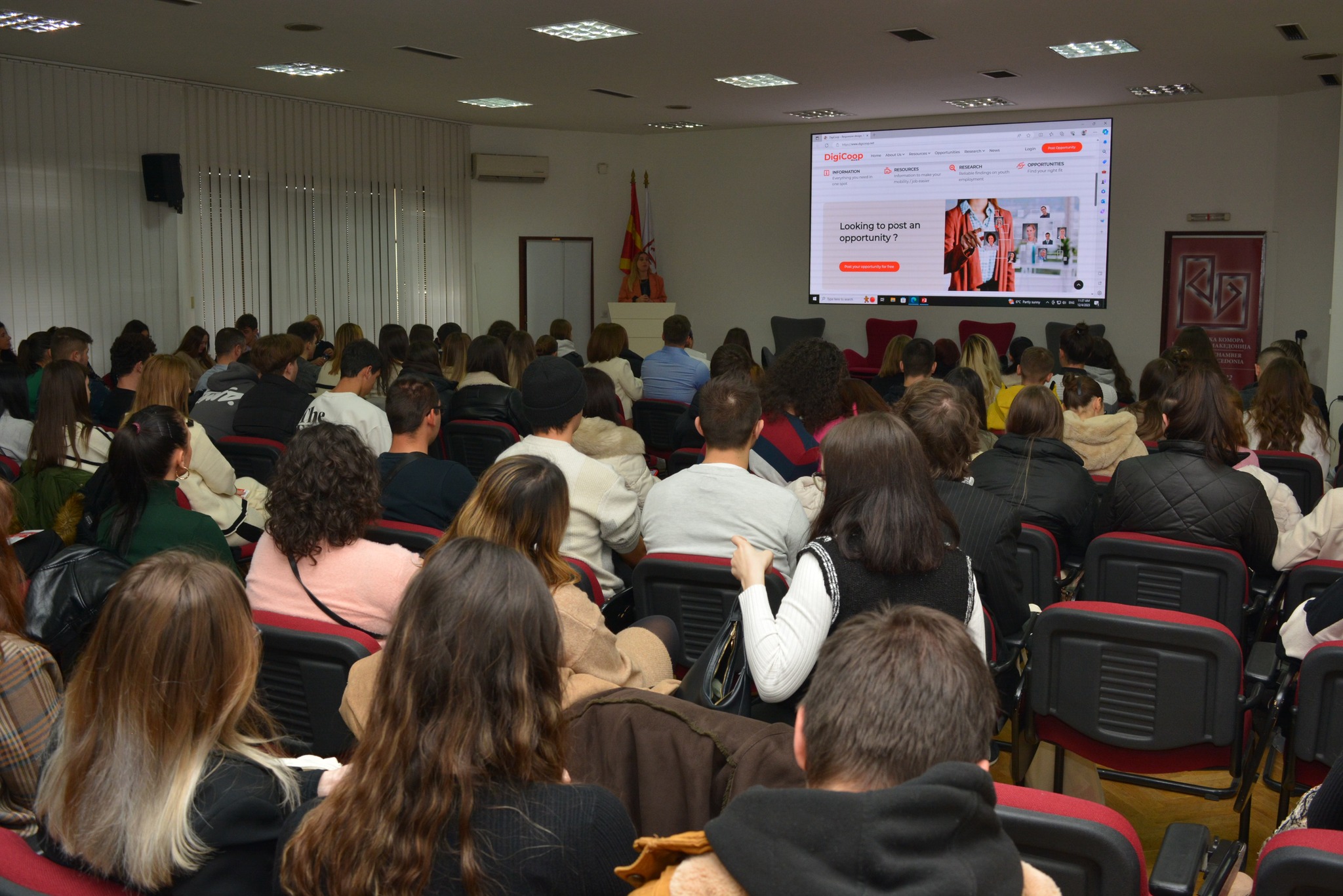 Presentation of the “DigiCoop for Youth Employment” in Skopje